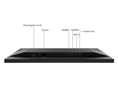 Lenovo ThinkVision E28u-20 28” IPS 4K HDR10 90% DCI-P3 Colors Adjustable Stand w/ Speakers - Black